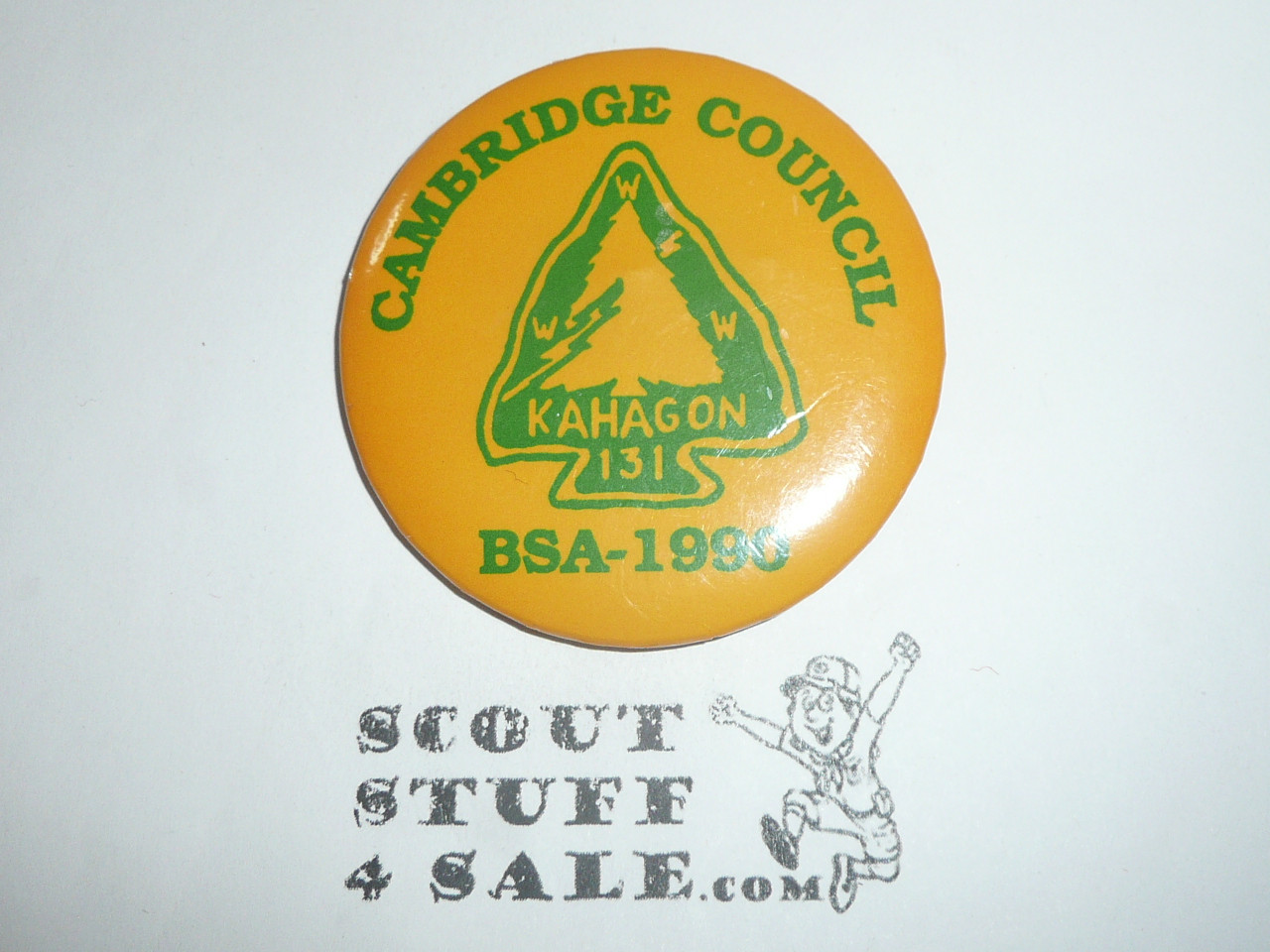 Order of the Arrow Lodge #131 Kahagon Celluloid Button