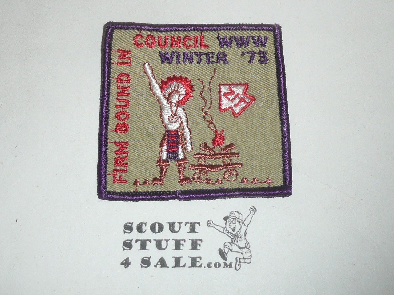 Order of the Arrow Lodge #123 Zit-Kala-Sha 1973 Winter Event Patch