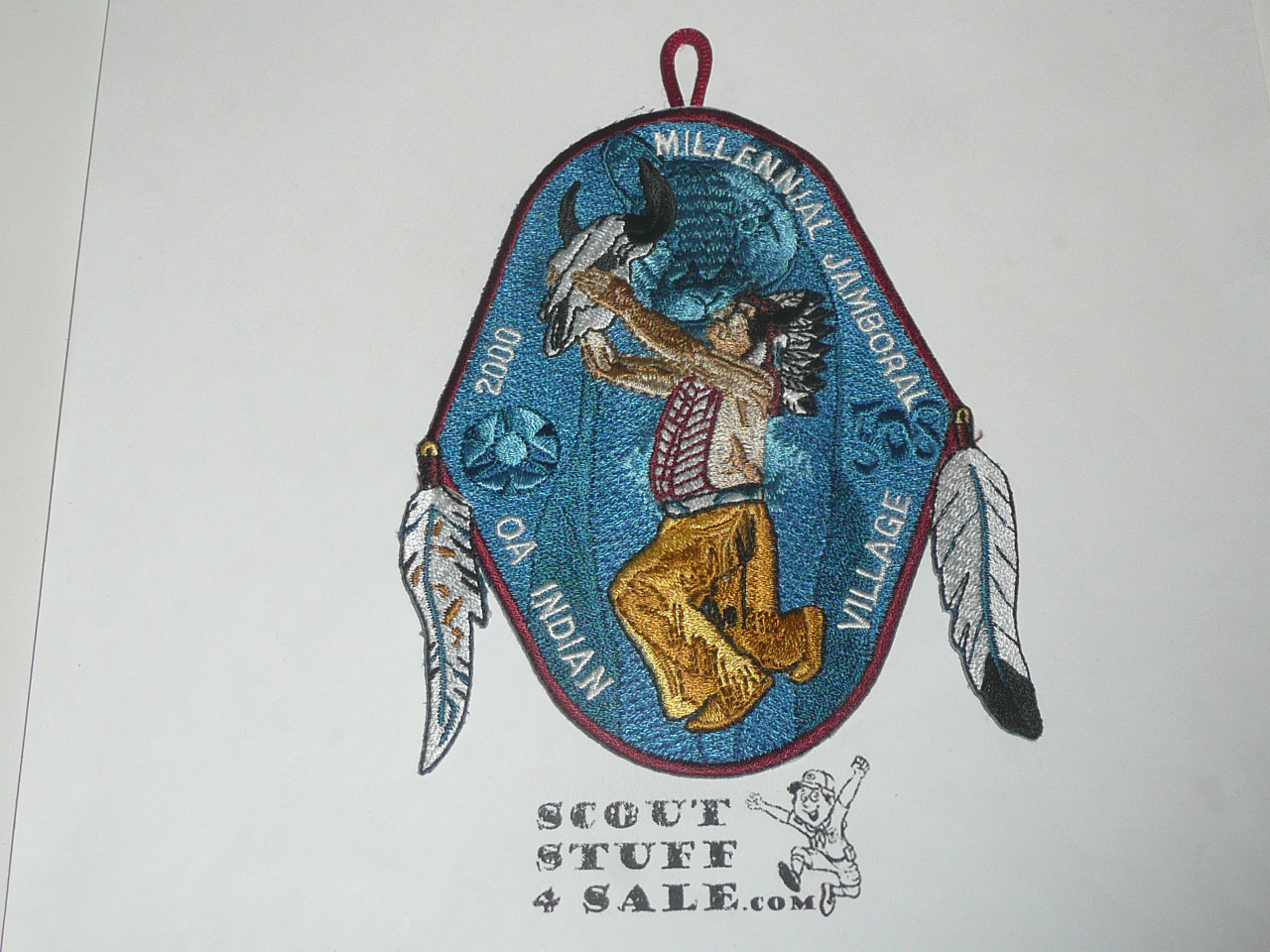 Order of the Arrow Lodge #508 Tu-Cubin-Noonie 2000 Millennial Jamboral Indian Village Patch