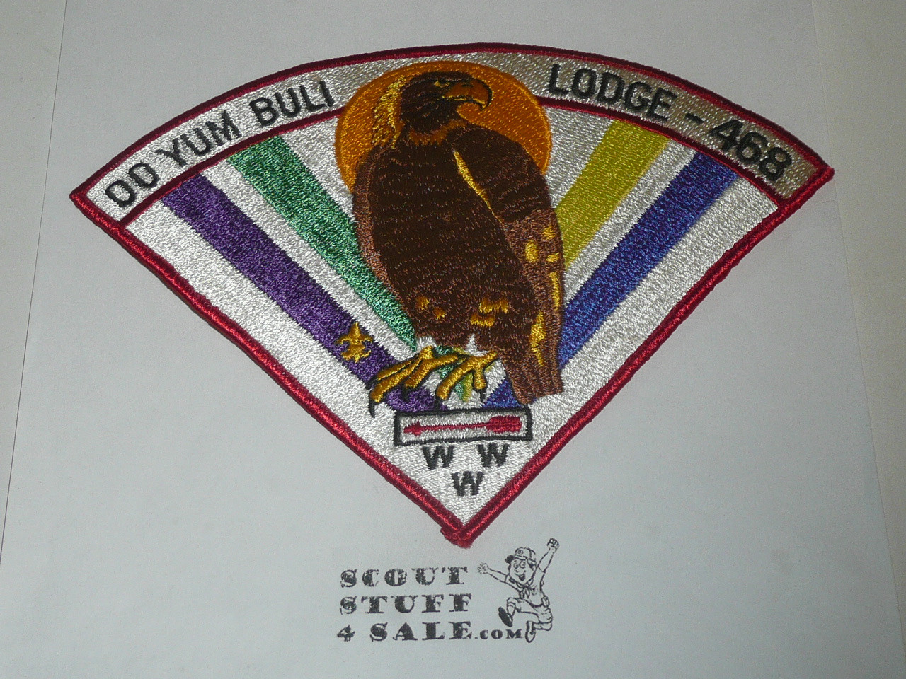 Order of the Arrow Lodge #468 Oo Yum Buli p9 Pie Neckerchief Patch
