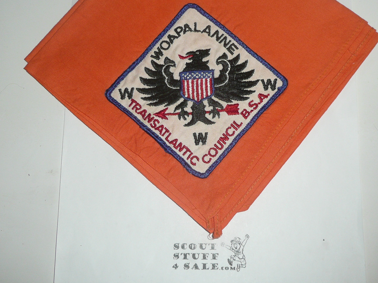 Order of the Arrow Lodge #482 Black Eagle x1 Patch on Neckerchief