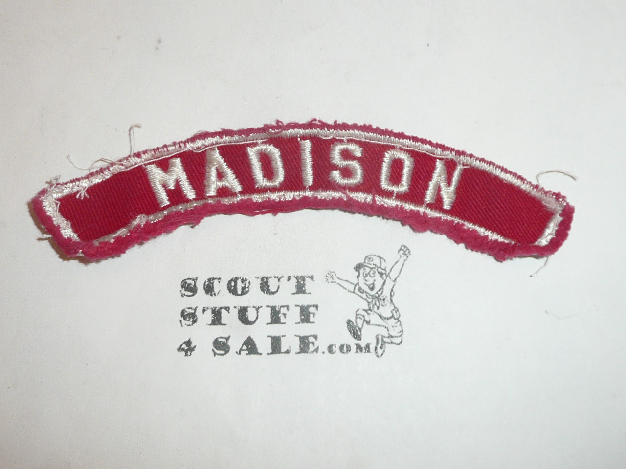 MADISON Red and White Community Strip, sewn