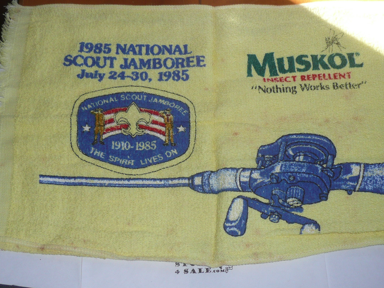 1985 National Jamboree Muskol Towel, unused