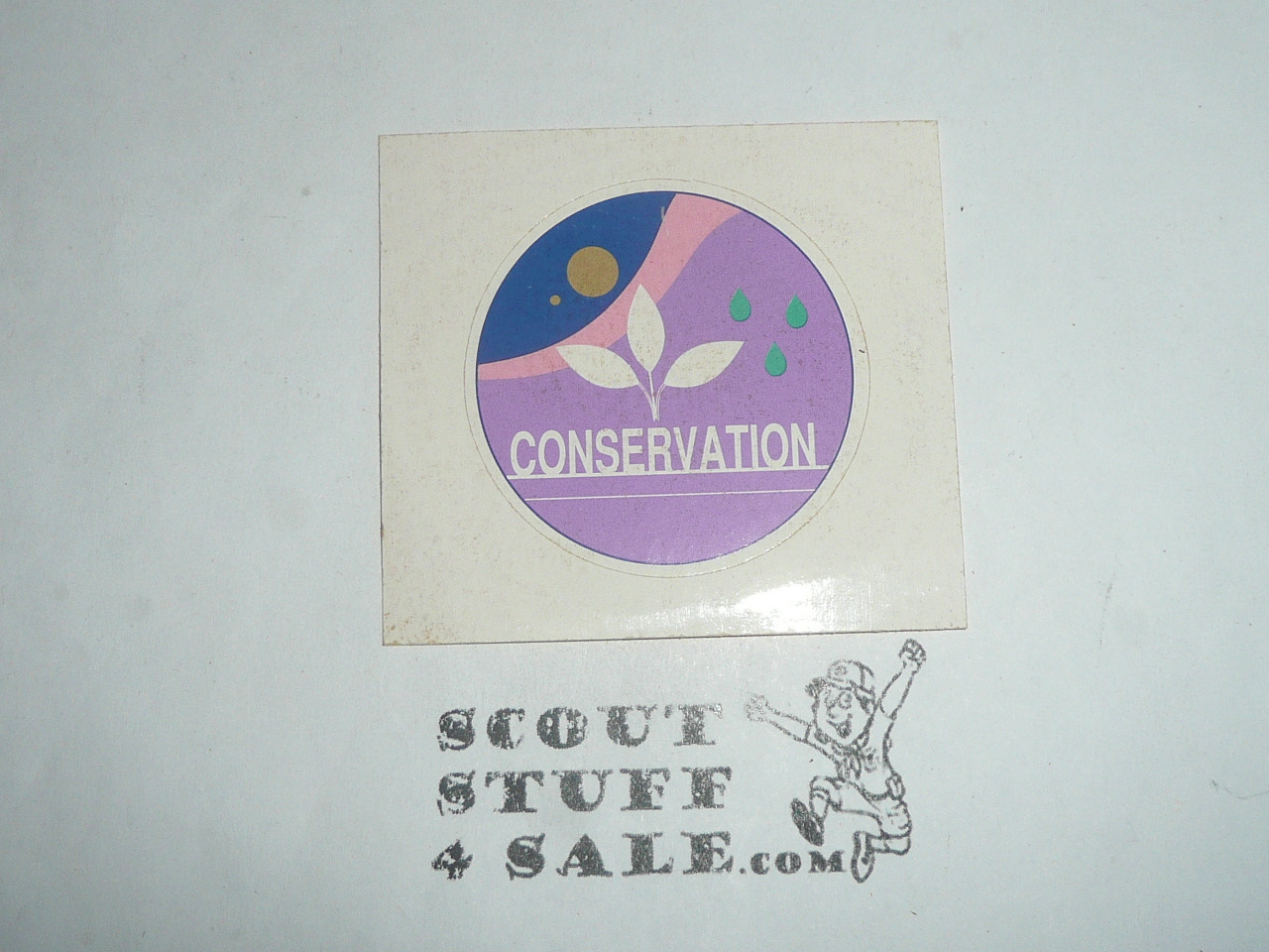 1989 National Jamboree Activity Area Sticker, Confidence Course