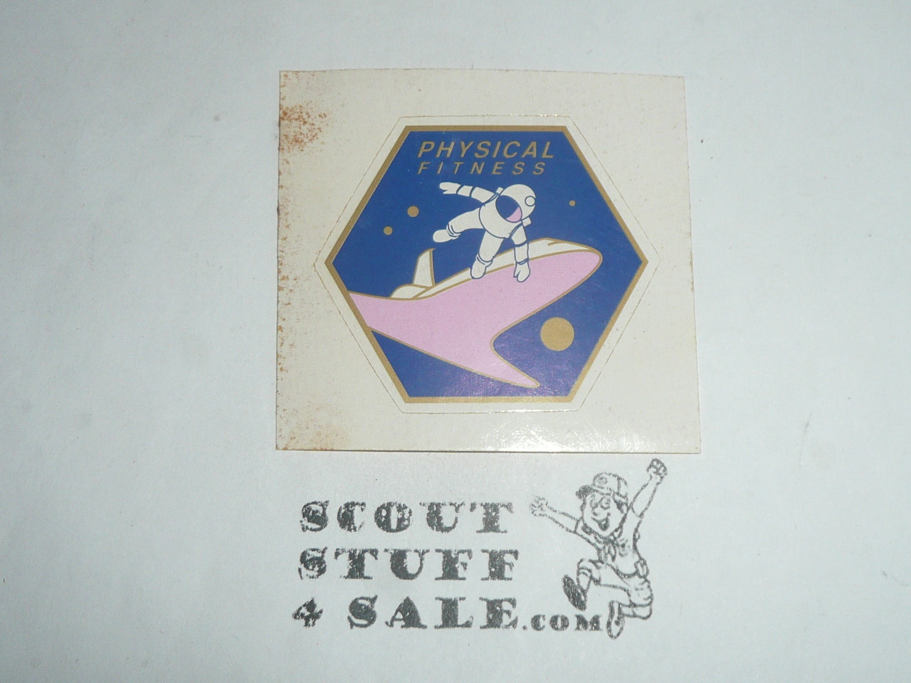 1989 National Jamboree Activity Area Sticker, Physical Fitness