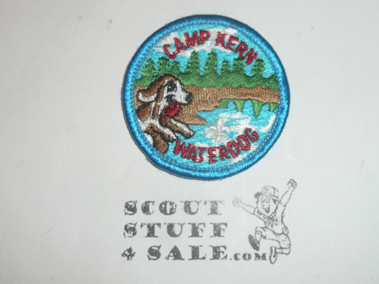 Camp Kern Rainbow Waterdog Patch, Southern Sierra Council, blue bdr