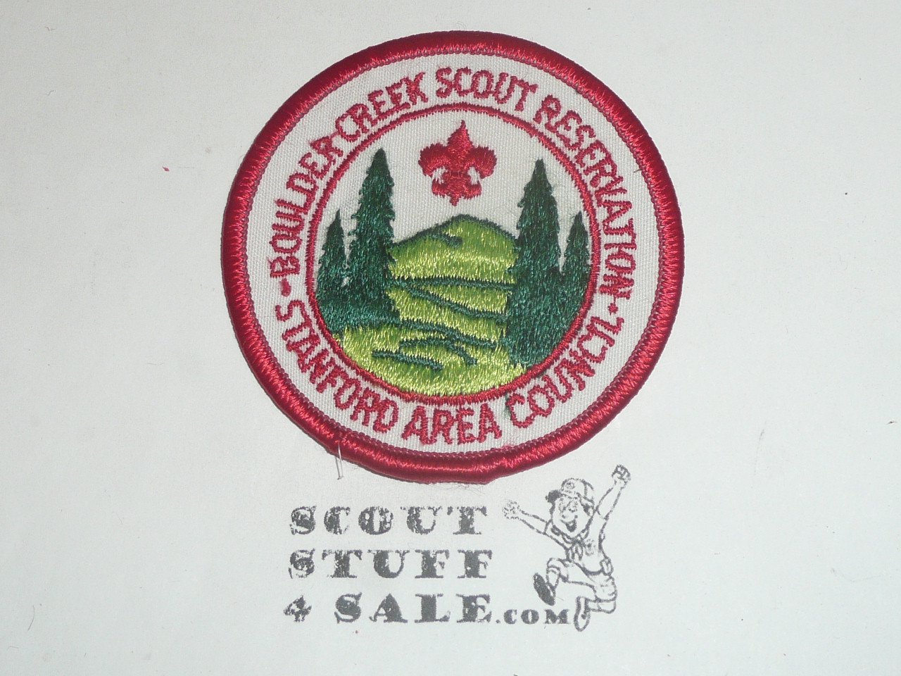 Boulder Creek Scout Reservation Patch, Stanford Area Council, with fdl
