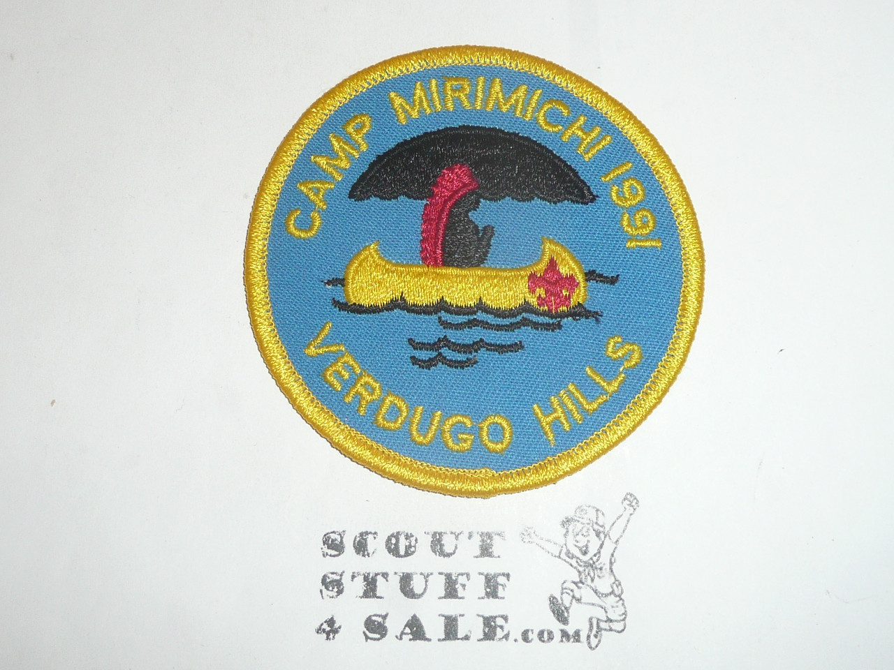 Camp Mirimichi Patch, Verdugo Hills Council, 1991
