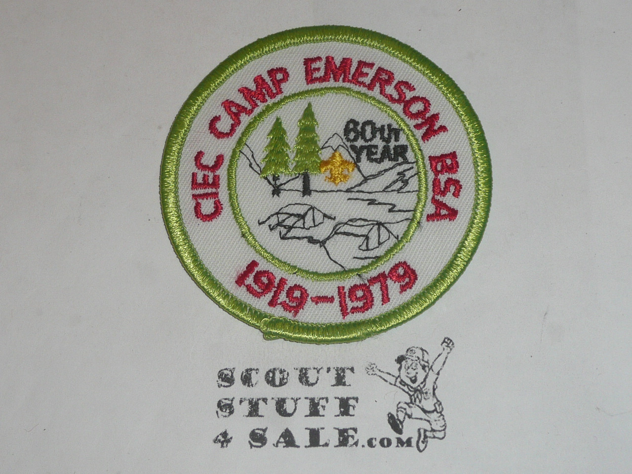 Camp Emerson Patch, California Inland Empire Council, 1979 60th Anniversary