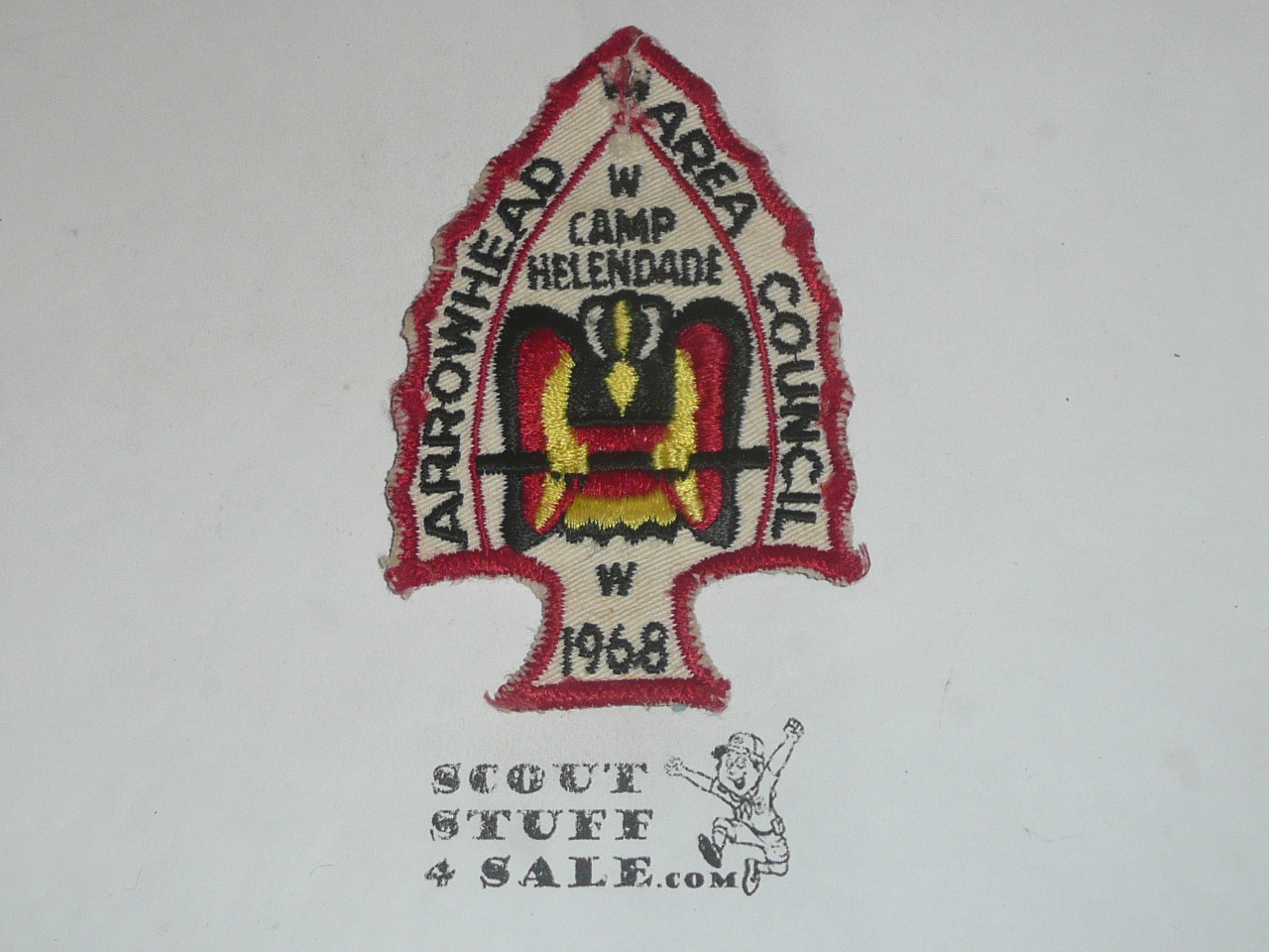 Camp Helendade Patch, Arrowhead Area Council, 1968
