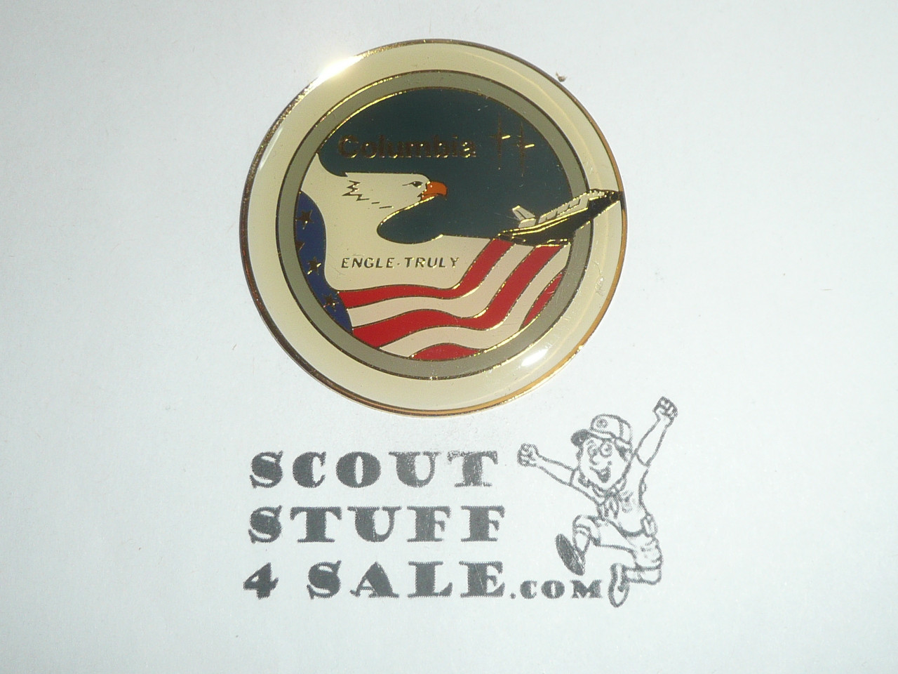 Space Shuttle Columbia Mission STS-2 (Nov 1981) Challenge Coin / Token / Medallion, 2" x 1/8", one sided, NASA