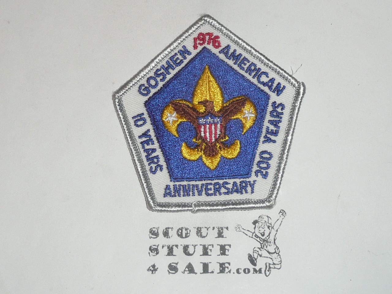 Goshen Scout Camps, National Capital Area Council, 1976 10th Anniversary Patch