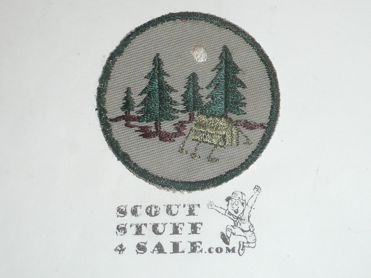Generic Camp Patch, tent - Boy Scout