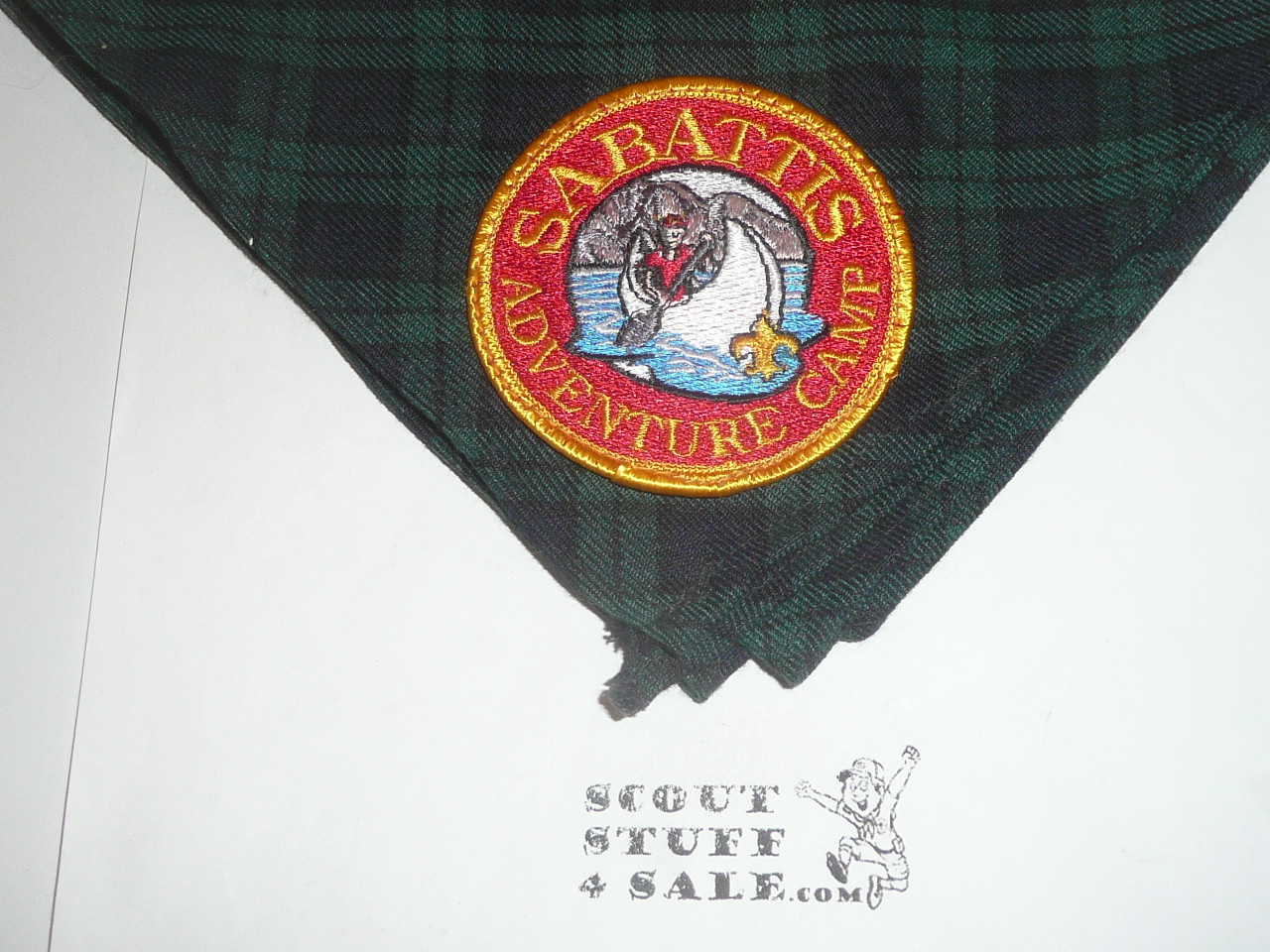 Sabattis Adventure Camp Neckerchief, Watchung Area Council