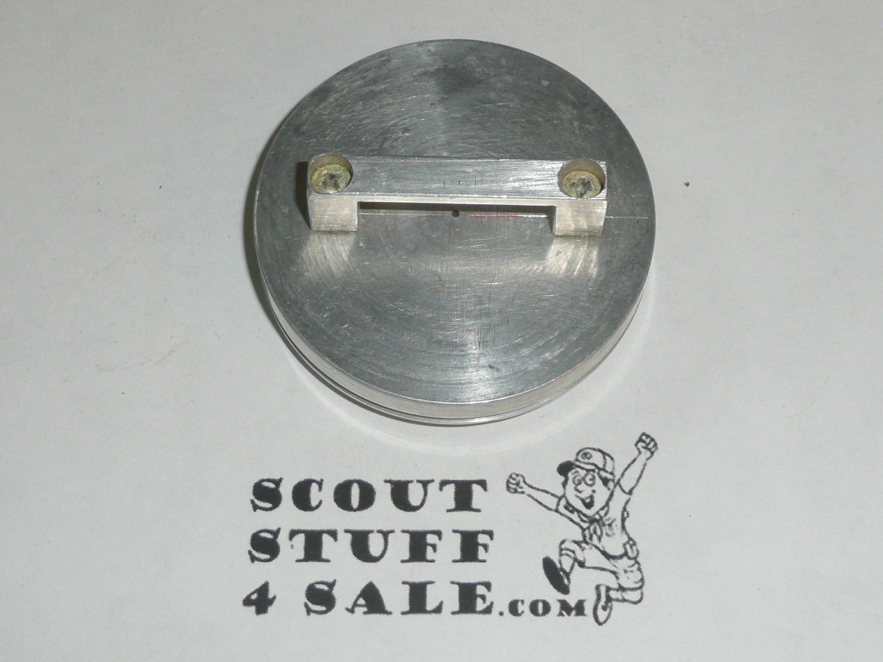 Machined Metal Wheel Boy Scout Neckerchief Slide