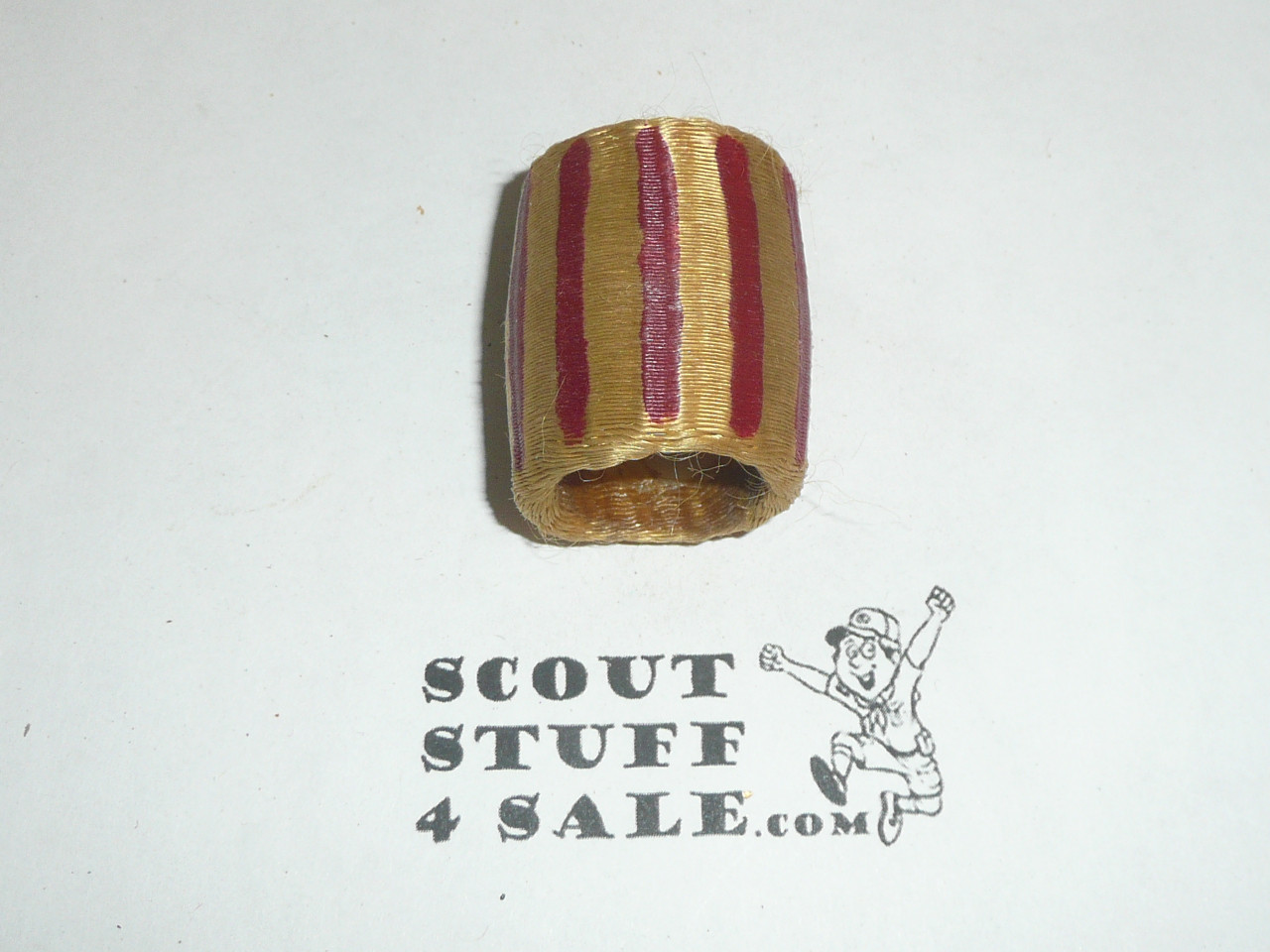 Decorated Twine Ball Neckerchief Slide