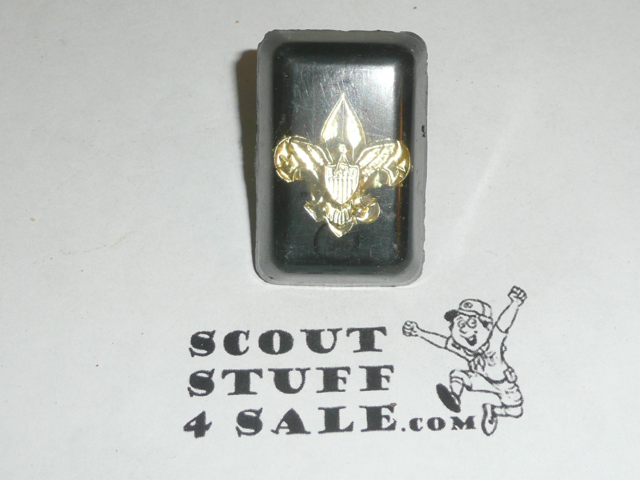 Scout Emblem Lucite Neckerchief Slide