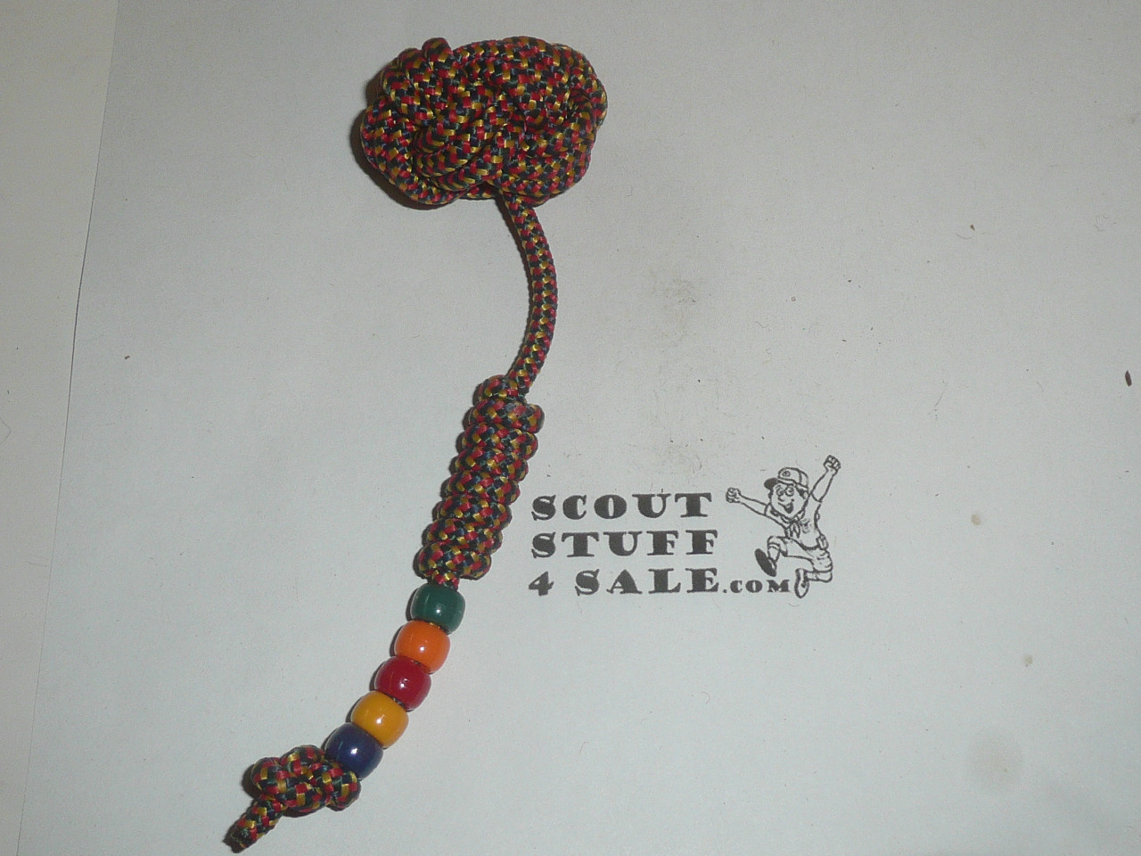 Braided cord Turq's Head Neckerchief Slide #8