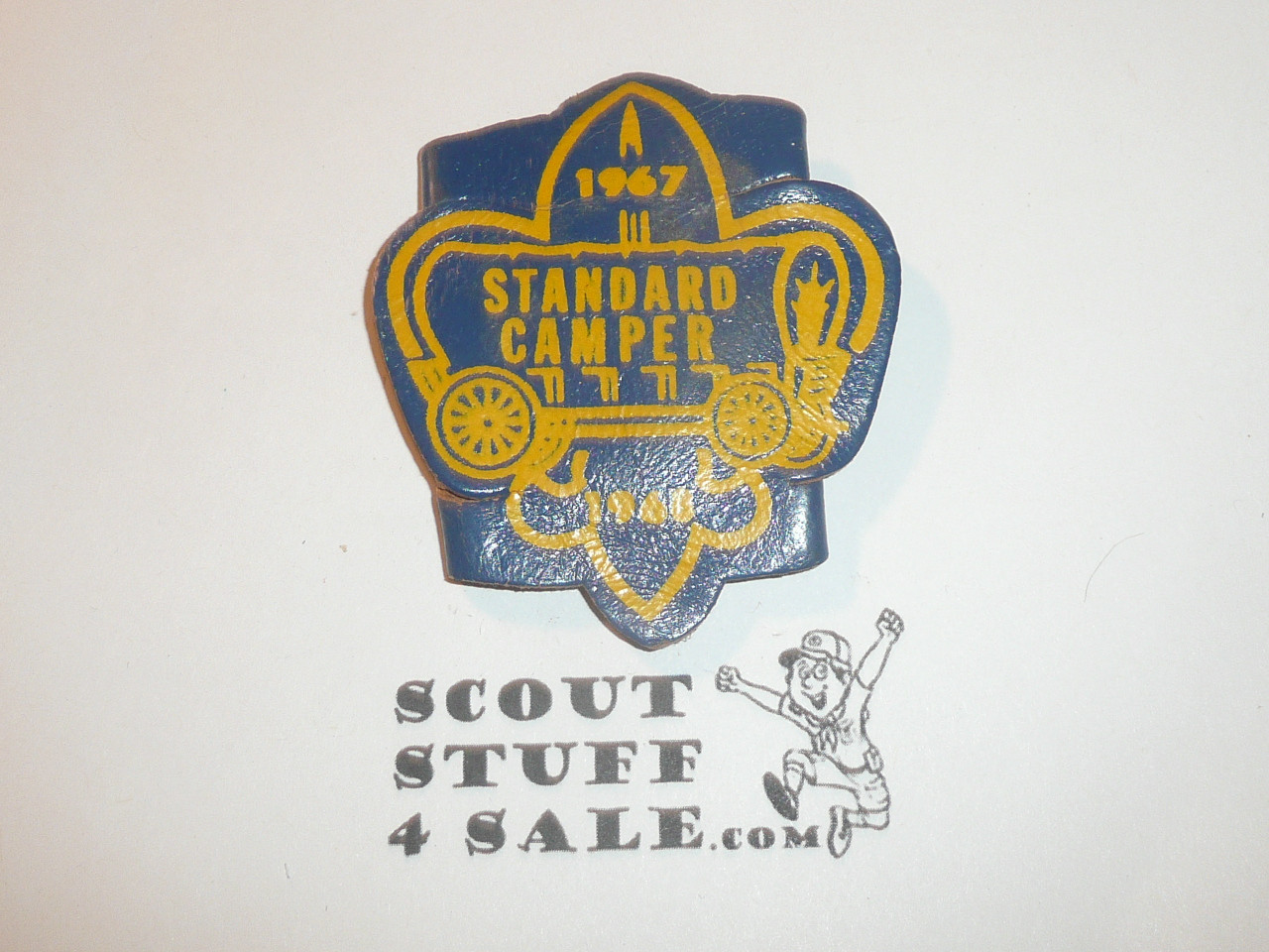 1967-1968 Standard Camper Leather Neckerchief Slide