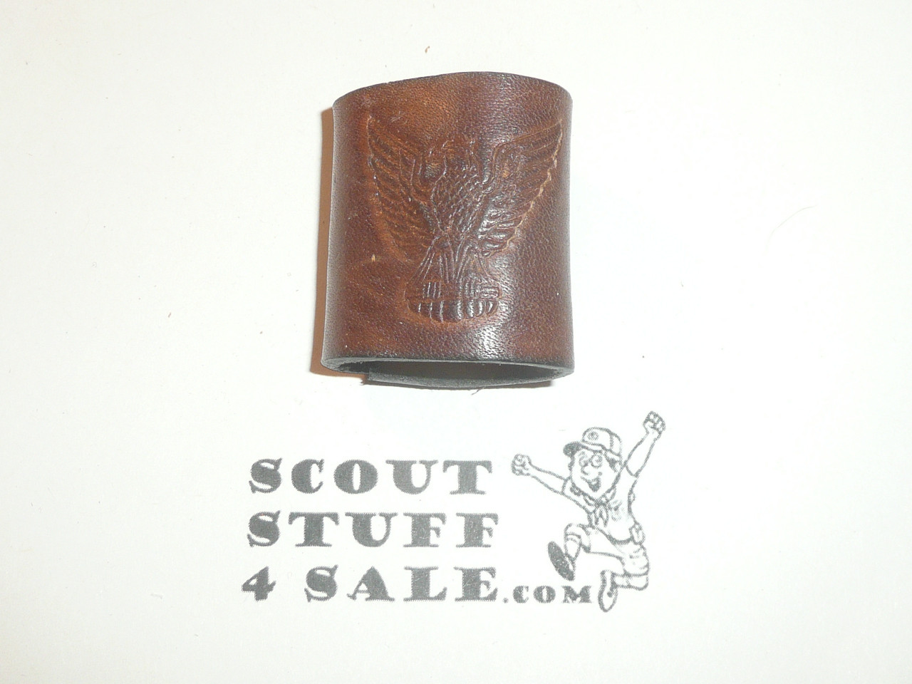 Eagle Leather Neckerchief Slide