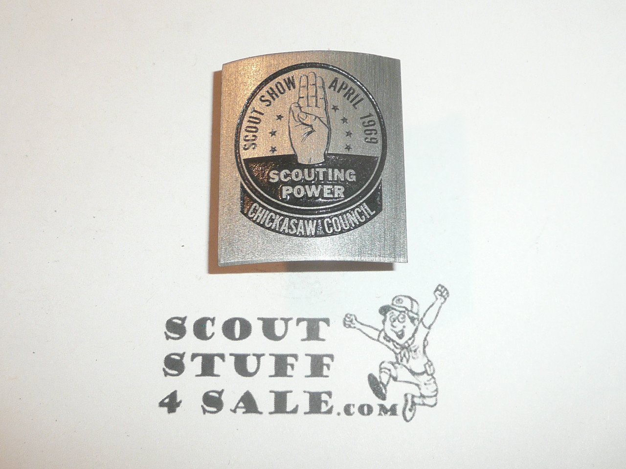 1969 Chickasaw Council Scout Show Neckerchief Slide
