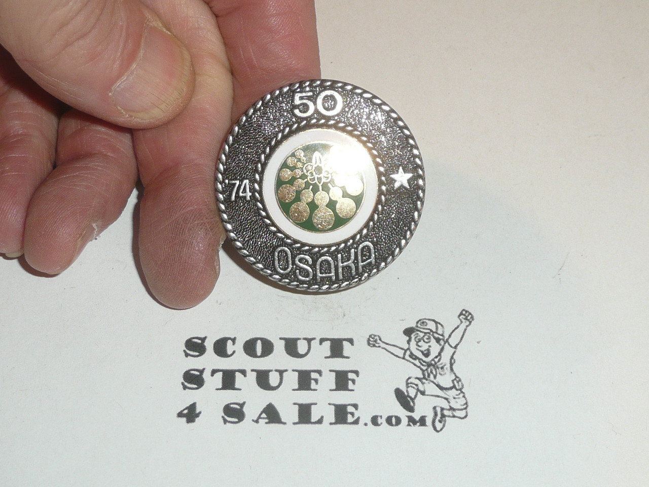 1974 Boy Scouts of Japan Osaka Neckerchief Slide