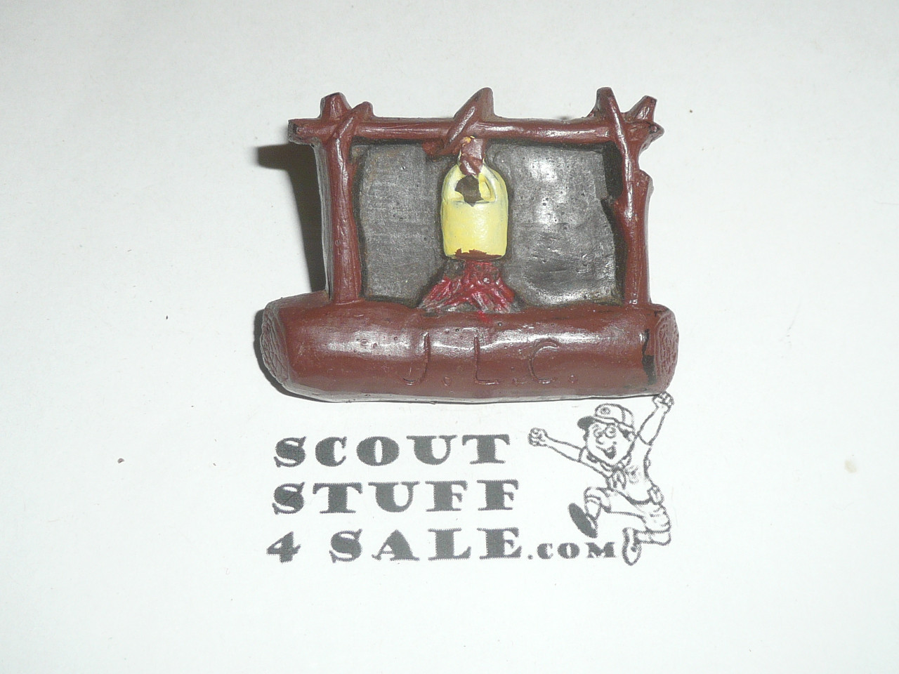 Junior Leader Council Neckerchief Slide, by Torchy Plastics, fire $2