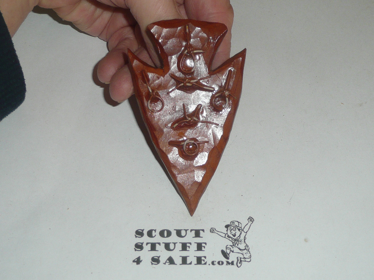 Nelson Lloyd Wood Neckerchief Slide