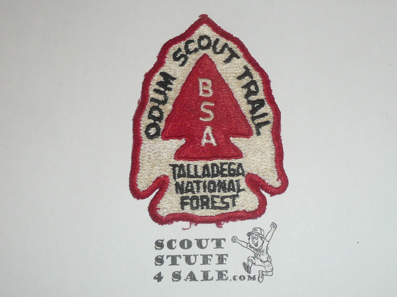 Odum Scout Trail Trek Patch, Talladega National Forest, lite use