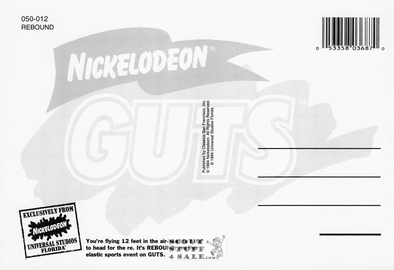 Nickelodeon Guts Post Card of By Classico San Francisco #050-012