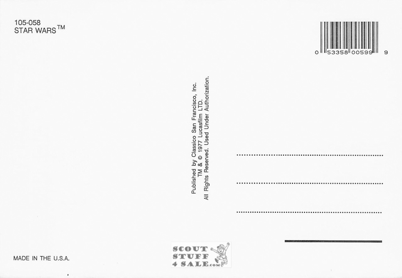 Star Wars Postcard, Luke & Han, by Classico San Francisco #105-058