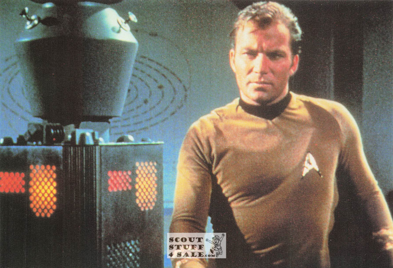 Star Trek TV Series Captain Kirk Postcard by Classico San Francisco #105-115