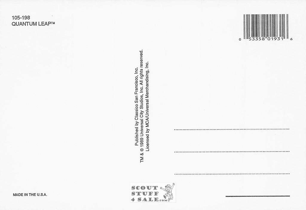 Quantum Leap Postcard by Classico San Francisco #105-198
