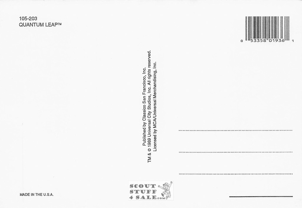 Quantum Leap Postcard by Classico San Francisco #105-203