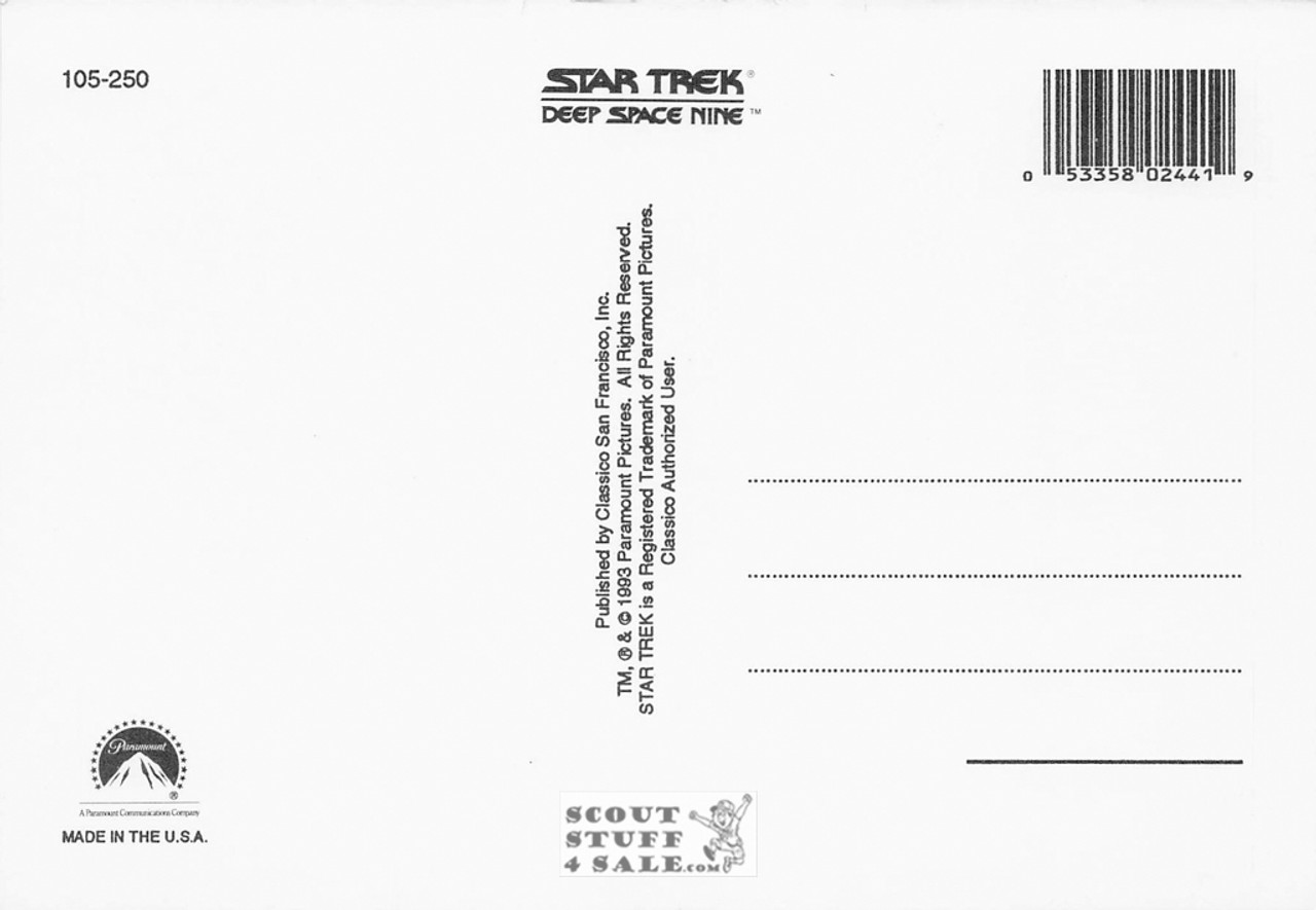 Star Trek Deep Space Nine Postcard by Classico San Francisco #105-250