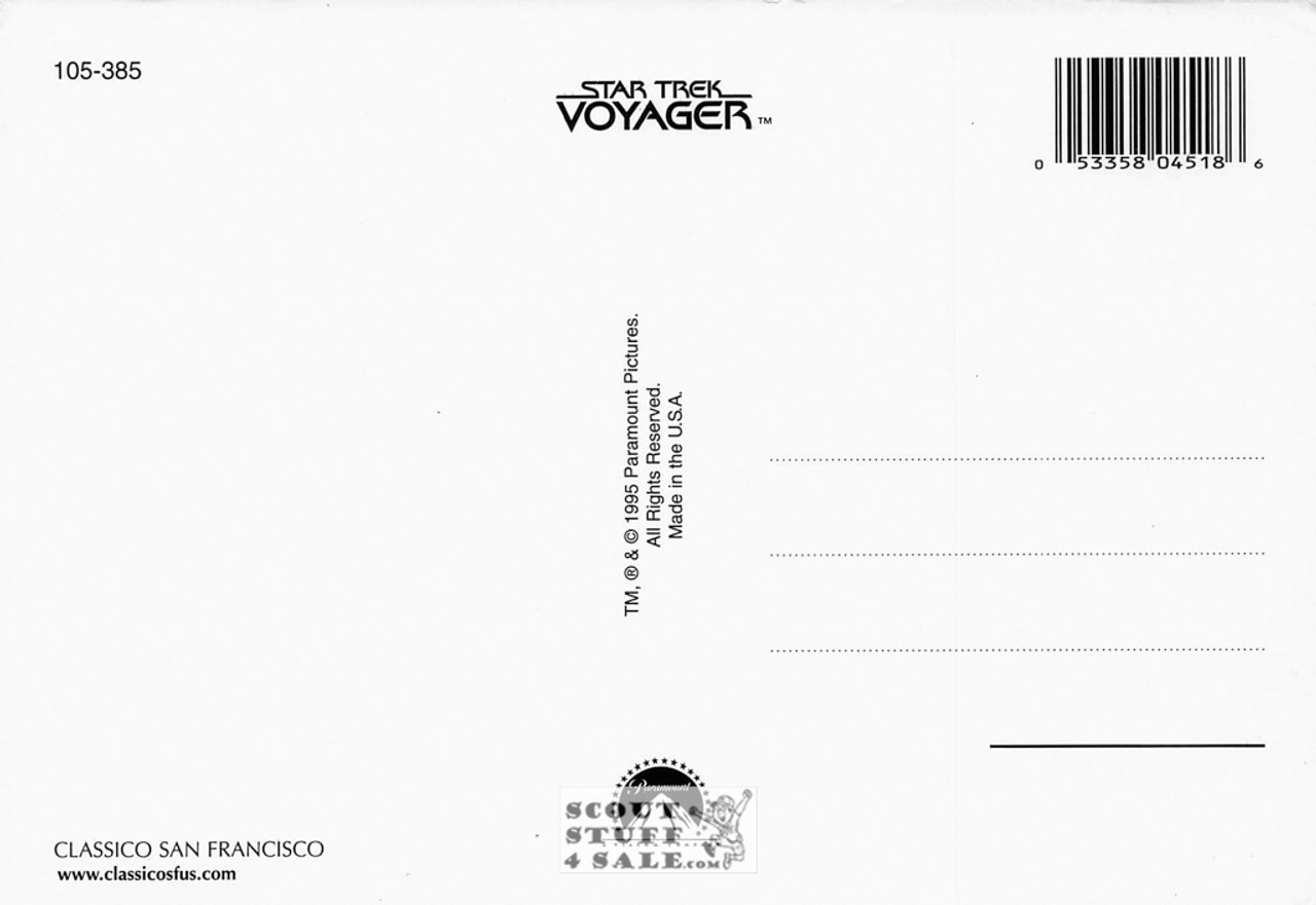 Star Trek Voyager Postcard by Classico San Francisco #105-385