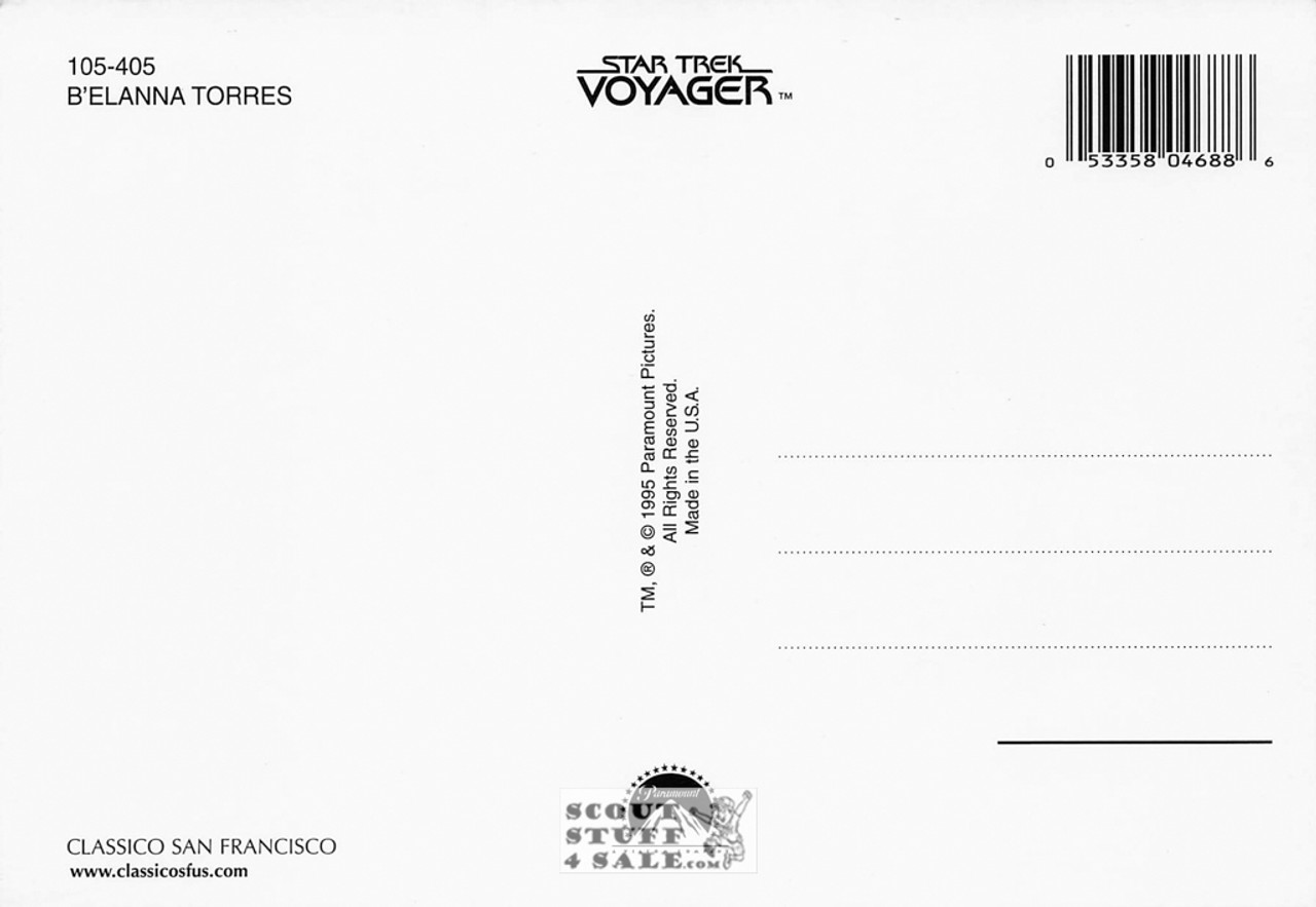 Star Trek Voyager Postcard by Classico San Francisco #105-405