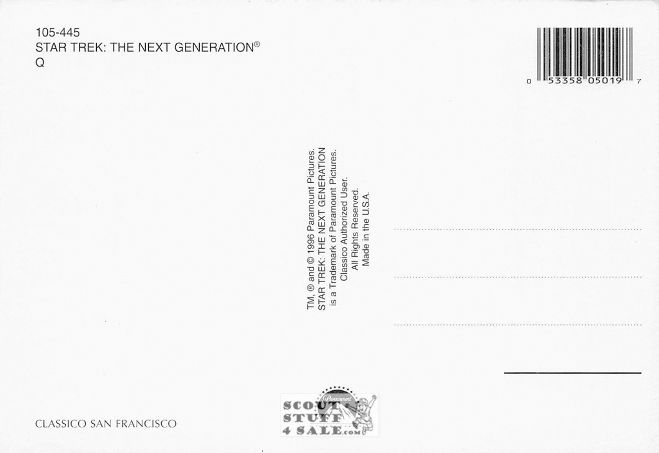 Star Trek Next Generation Postcard by Classico San Francisco #105-445