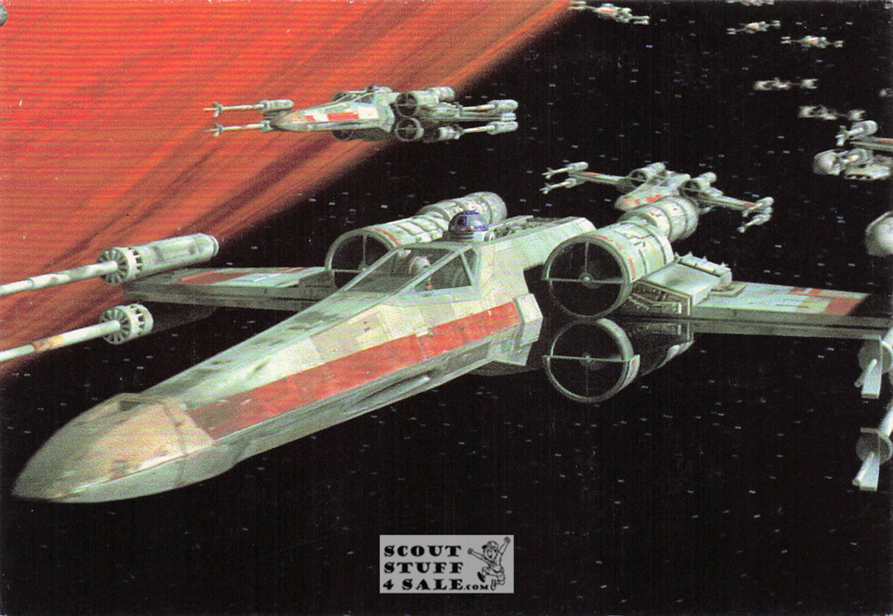 Star Wars Postcard, X-Wing Fighters, by Classico San Francisco #105-538