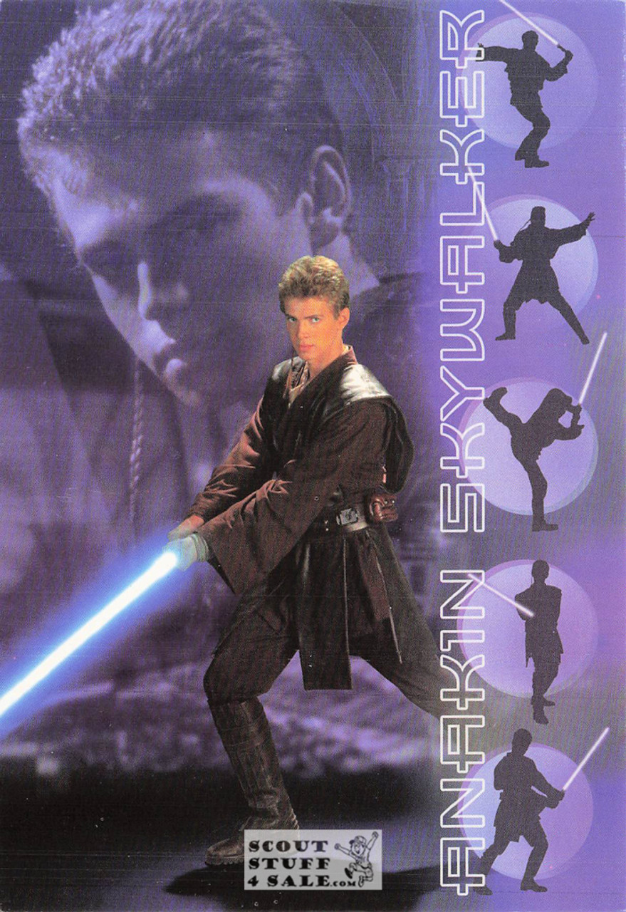 Star Wars Attack of the Clones Postcard, Skywalker, by Classico SF #106-050