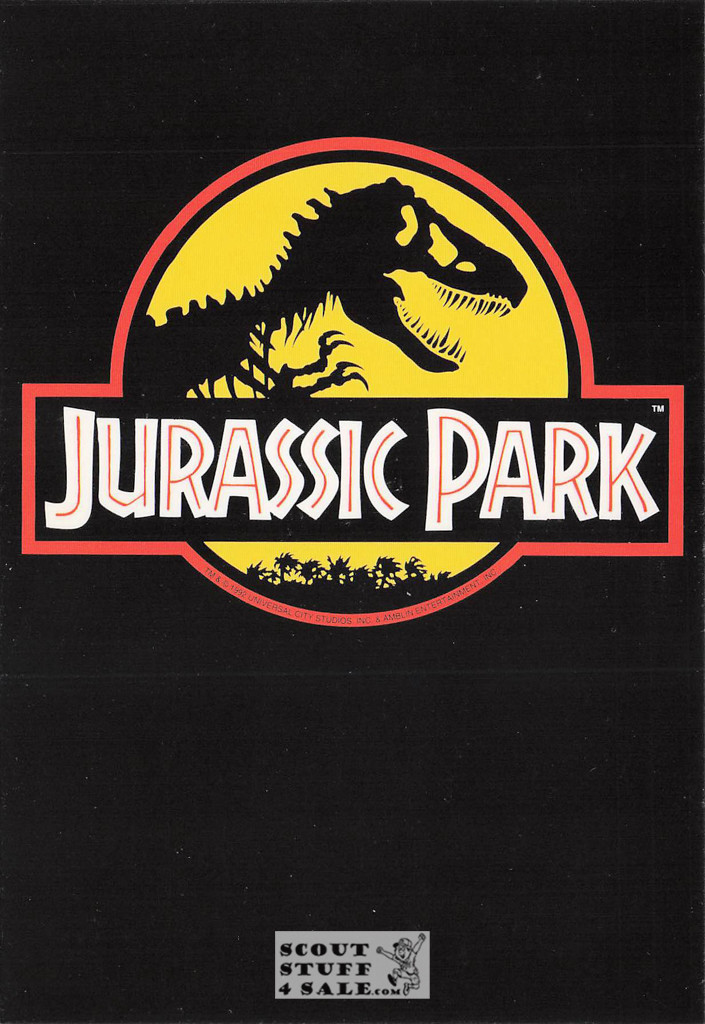 Jurassic Park Movie Postcard by Classico San Francisco #107-010
