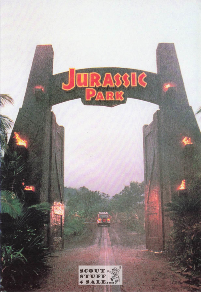 Jurassic Park Movie Postcard by Classico San Francisco #107-012