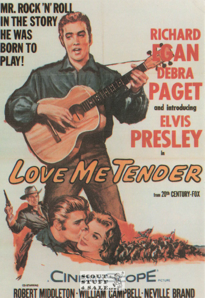 Love Me Tender Elvis Presley Movie Postcard by Classico San Francisco #110-031