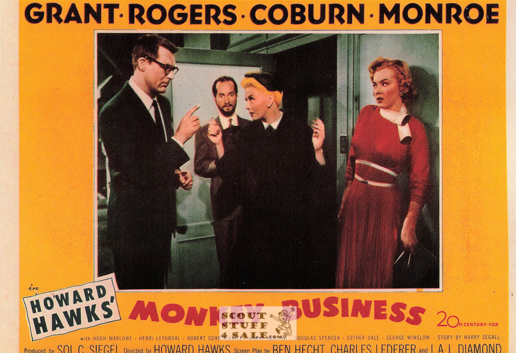 Monkey Business Movie Postcard by Classico San Francisco #110-040