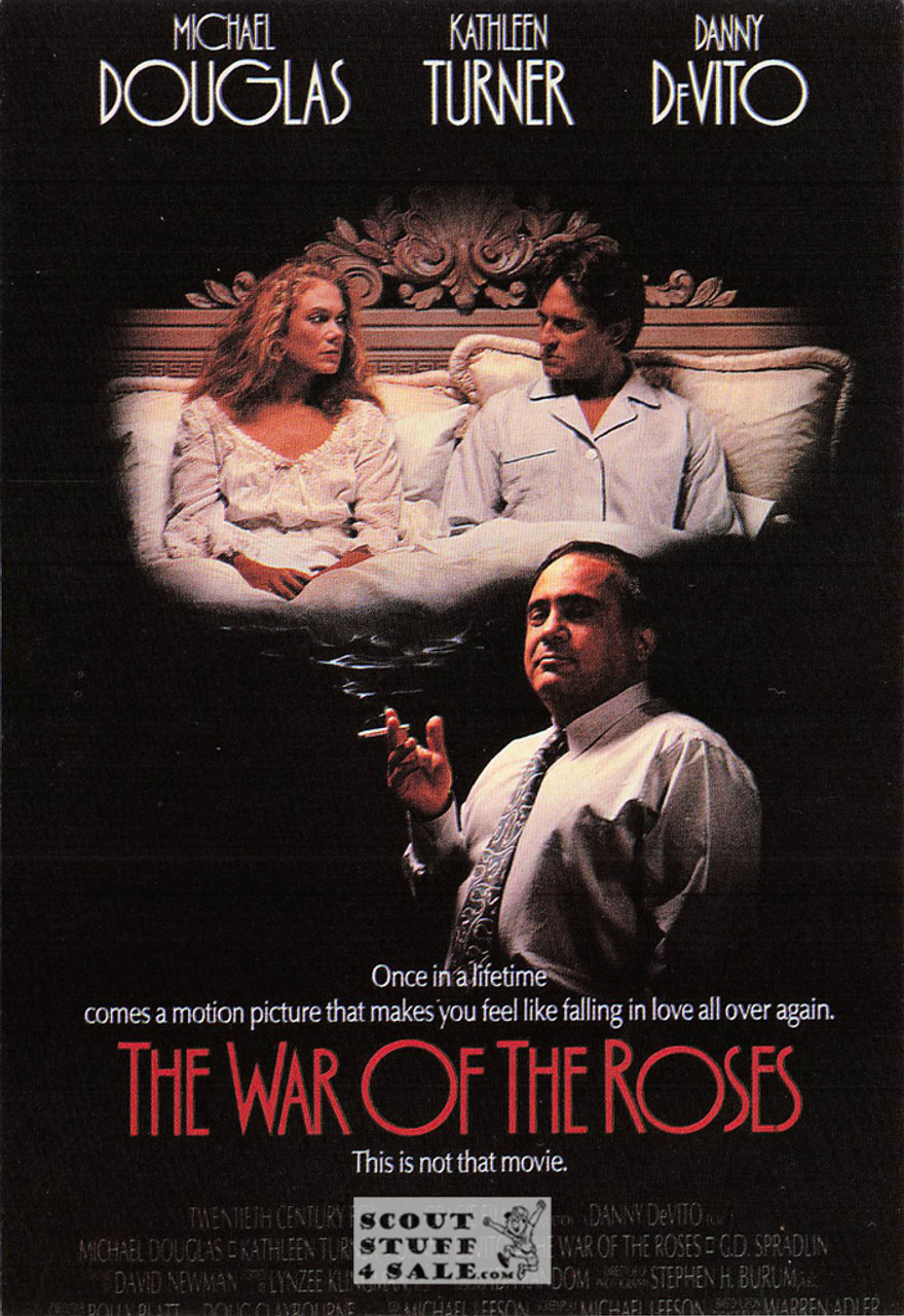 The War of the Roses Movie Postcard by Classico San Francisco #110-042