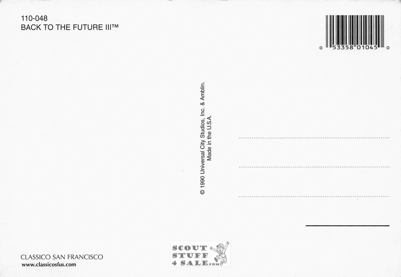 Back to The Future III Movie Postcard by Classico San Francisco #110-048
