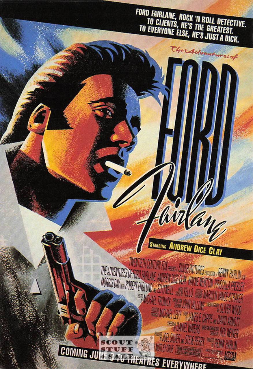 Adventures of Ford Fairlane Movie Postcard by Classico San Francisco #110-049