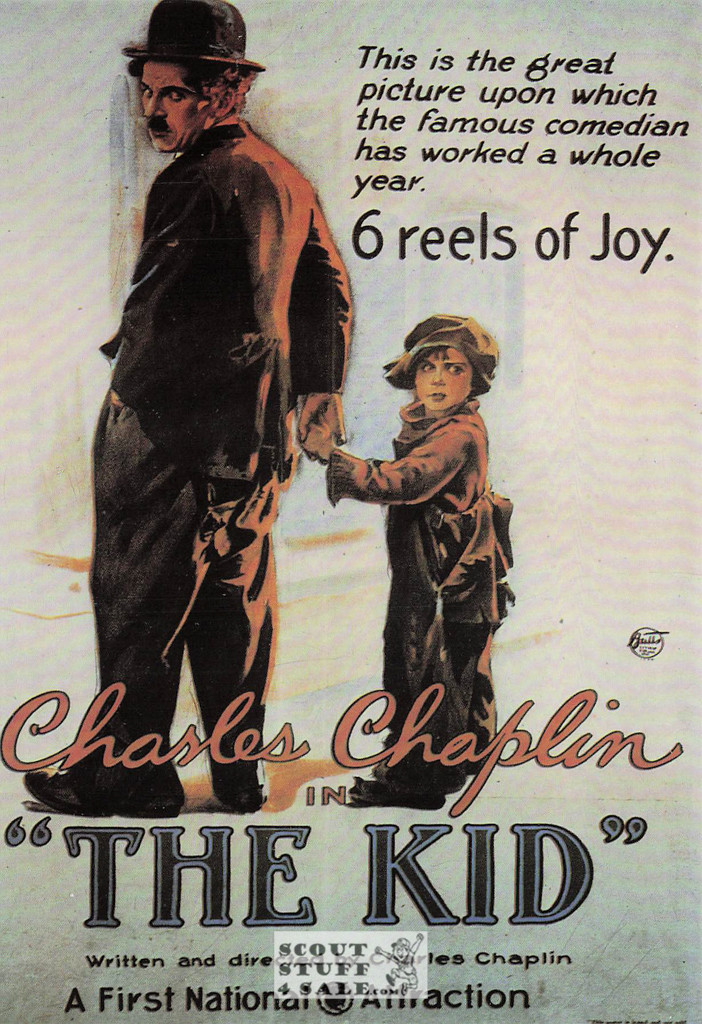 The Kid Charlie Chaplin Movie Postcard by Classico San Francisco #110-078