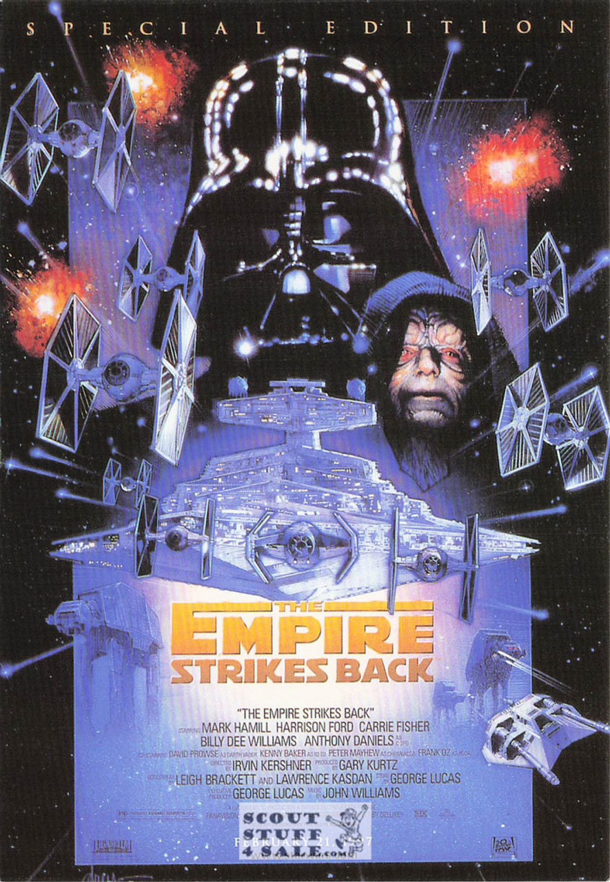 The Empire Strikes Back Movie Postcard by Classico San Francisco #110-105