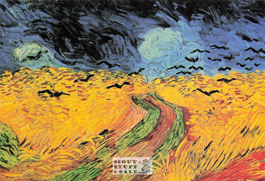 Crows Over the Wheat Field by Van Gogh Painting Postcard, Classico #115-079